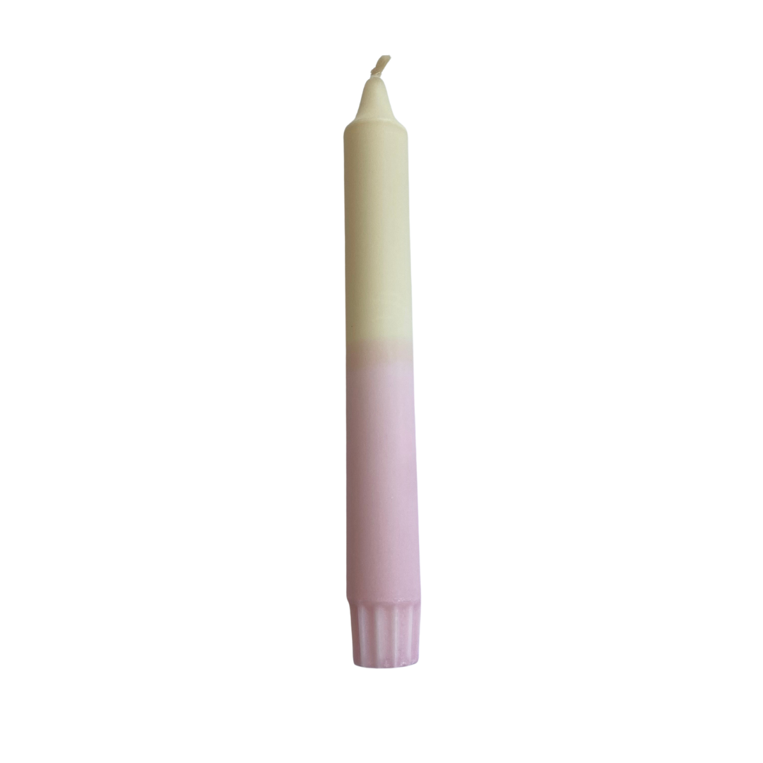 Two Coloured Pastel Taper Candle-Nordtrice-Crying Out Loud