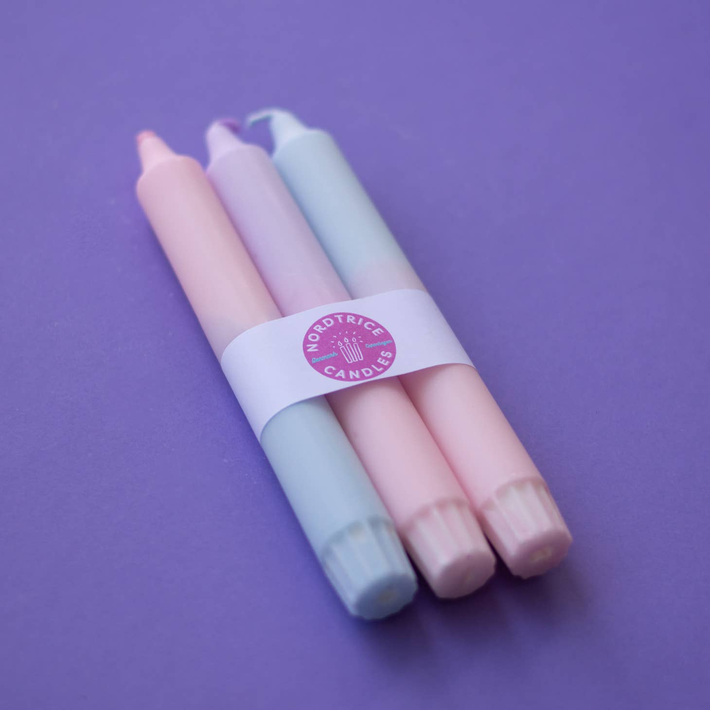 Pastel 3 Pack Taper Candles-Nordtrice-Crying Out Loud