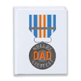 World's Greatest Dad Medal Card-Banquet Workshop-Crying Out Loud