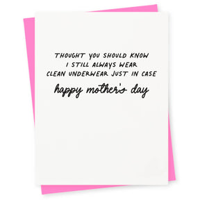 'Underwear' Mother's Day Card-417 Press-Crying Out Loud
