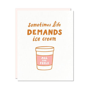'Ice Cream' Card-Odd Daughter Paper Co.-Crying Out Loud