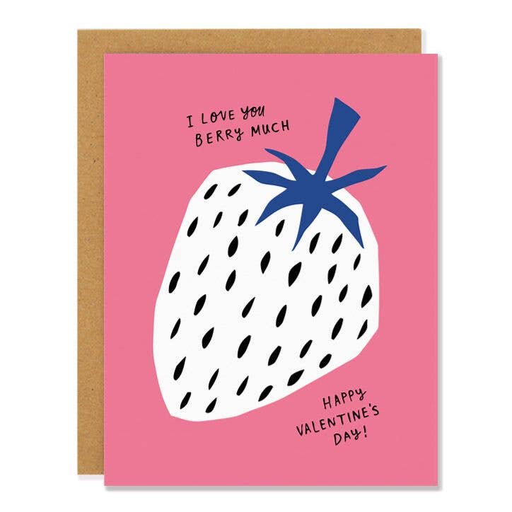 'Valentine's Berry' Card-Badger & Burke-Crying Out Loud
