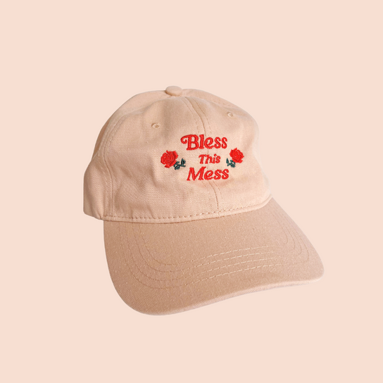 'Bless This Mess' Dad Baseball Hat-Party Mountain Paper Co.-Crying Out Loud