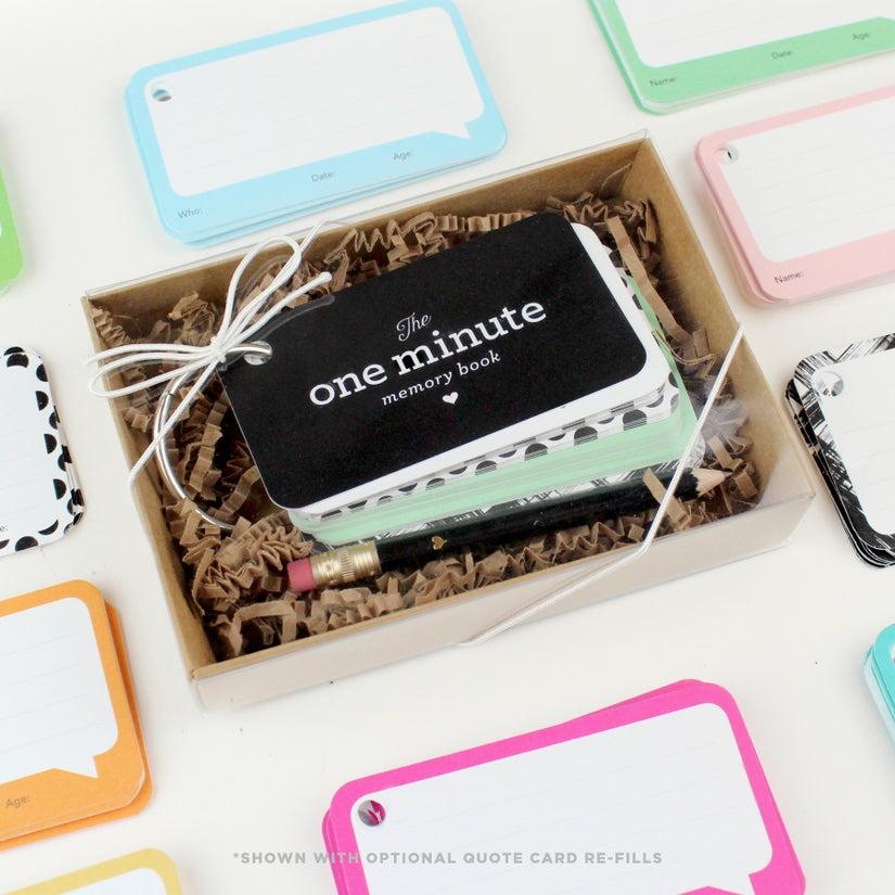 'One Minute Memory Book™' Starter Ring-Inklings Paperie-Crying Out Loud