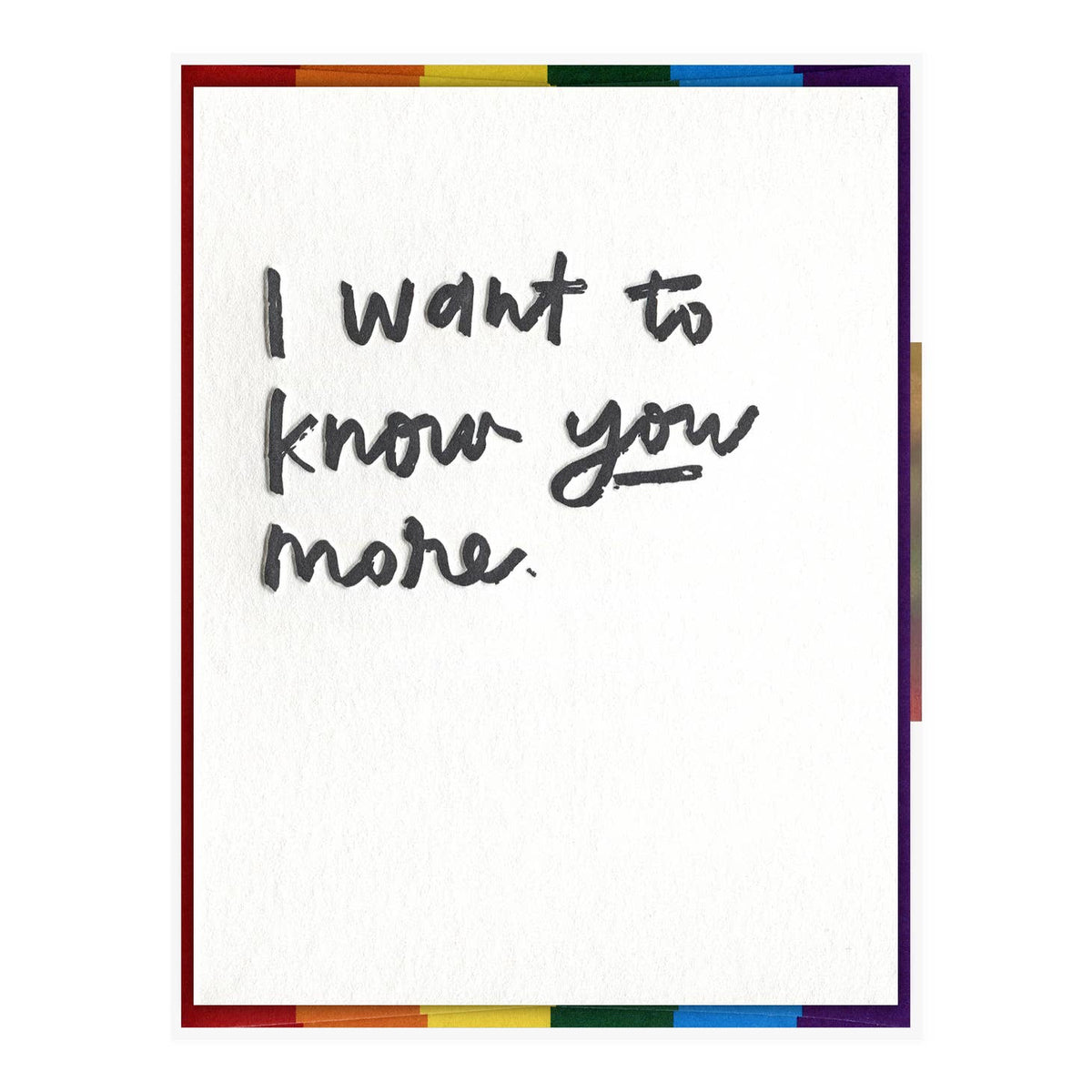 'Know You More' Pride Card-Ink Meets Paper-Crying Out Loud