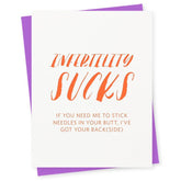 'Infertility Sucks' Card-417 Press-Crying Out Loud