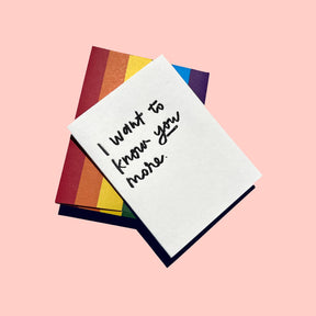 'Know You More' Pride Card-Ink Meets Paper-Crying Out Loud