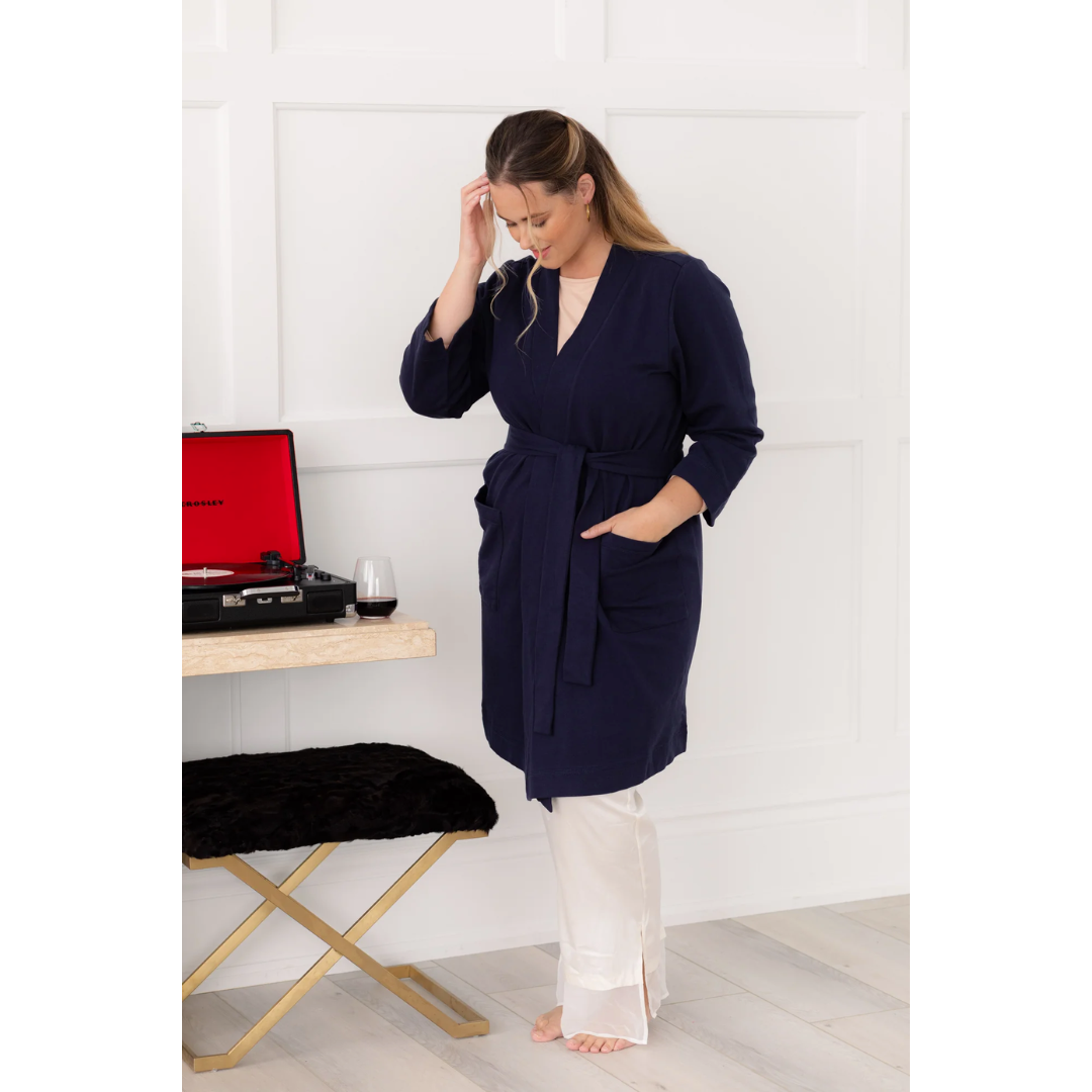 The Signature Robe - Navy-All You Are-Crying Out Loud