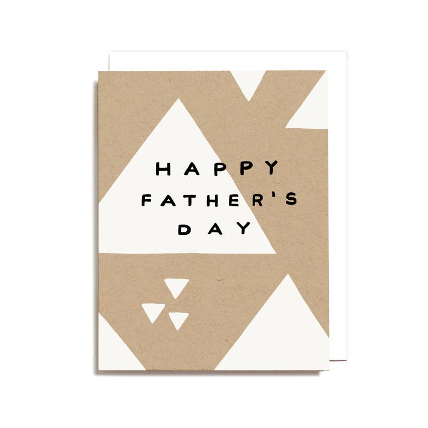 'Triangle Father's Day' Card-Worthwhile Paper-Crying Out Loud