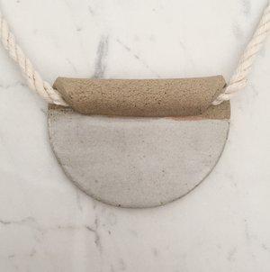 Circle Fold Necklace-Cylinder Studio-Crying Out Loud