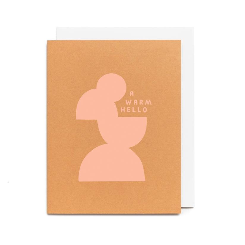 'Warm Hello' Silhouette Card-Worthwhile Paper-Crying Out Loud