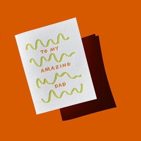 'To My Amazing Dad' Father's Day Card-Ink Meets Paper-Crying Out Loud