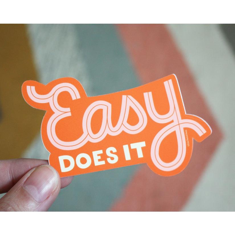 'Easy Does It' Sticker-Free Period Press-Crying Out Loud