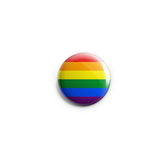 Rainbow Pride Flag Button-Prickly Cactus Collage-Crying Out Loud