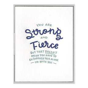 'Strong and Fierce' Card-Ink Meets Paper-Crying Out Loud