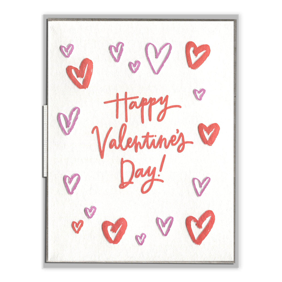 'Happy Valentine's Day Hearts' Card-Ink Meets Paper-Crying Out Loud