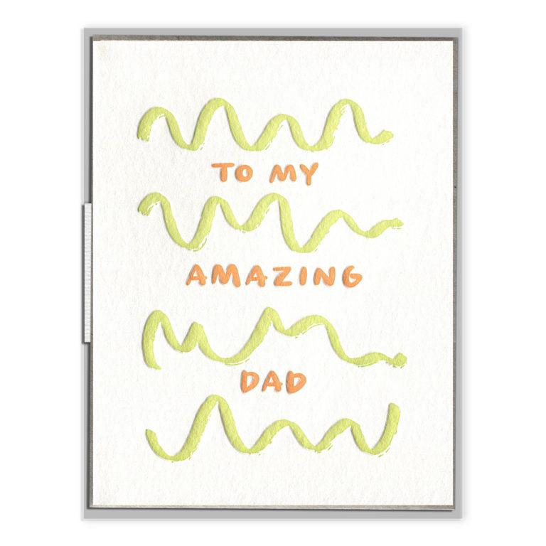 'To My Amazing Dad' Father's Day Card-Ink Meets Paper-Crying Out Loud