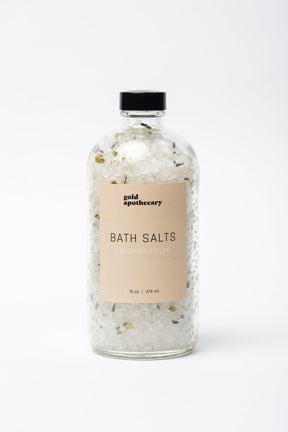 Lavender Fields Bath Salts-Gold Apothecary-16 oz-Crying Out Loud