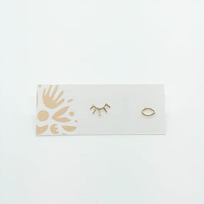 Open Eye Earring - Gold Fill-Devi Arts Collective-Crying Out Loud