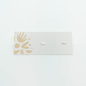 Sterling Silver 3 Dot Studs-Devi Arts Collective-Crying Out Loud