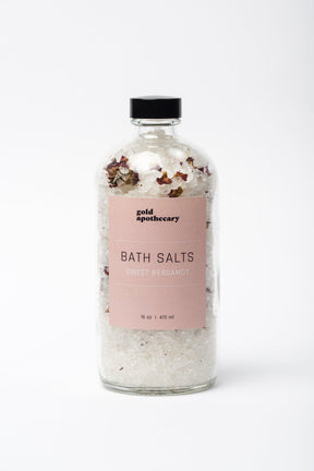 Sweet Bergamot Bath Salts-Gold Apothecary-16 oz-Crying Out Loud