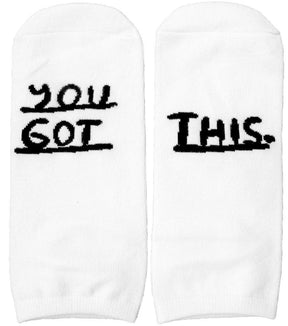 You Got This Socks-People I've Loved-white-Crying Out Loud